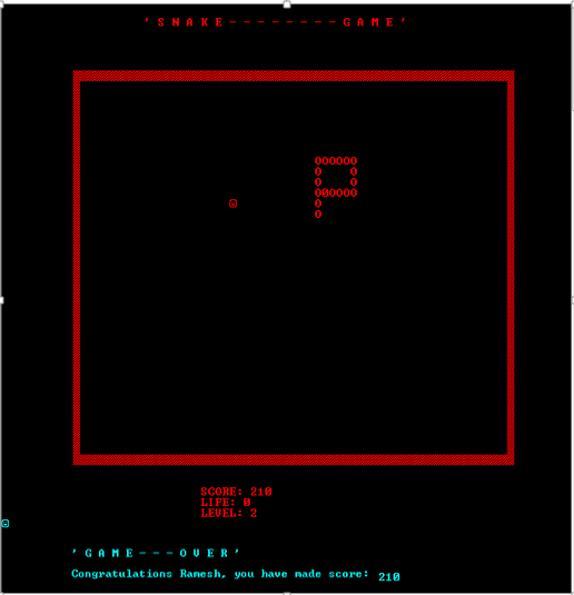 GitHub - BabishShrestha/Snake-Game: A simple C++ singleplayer game that ...