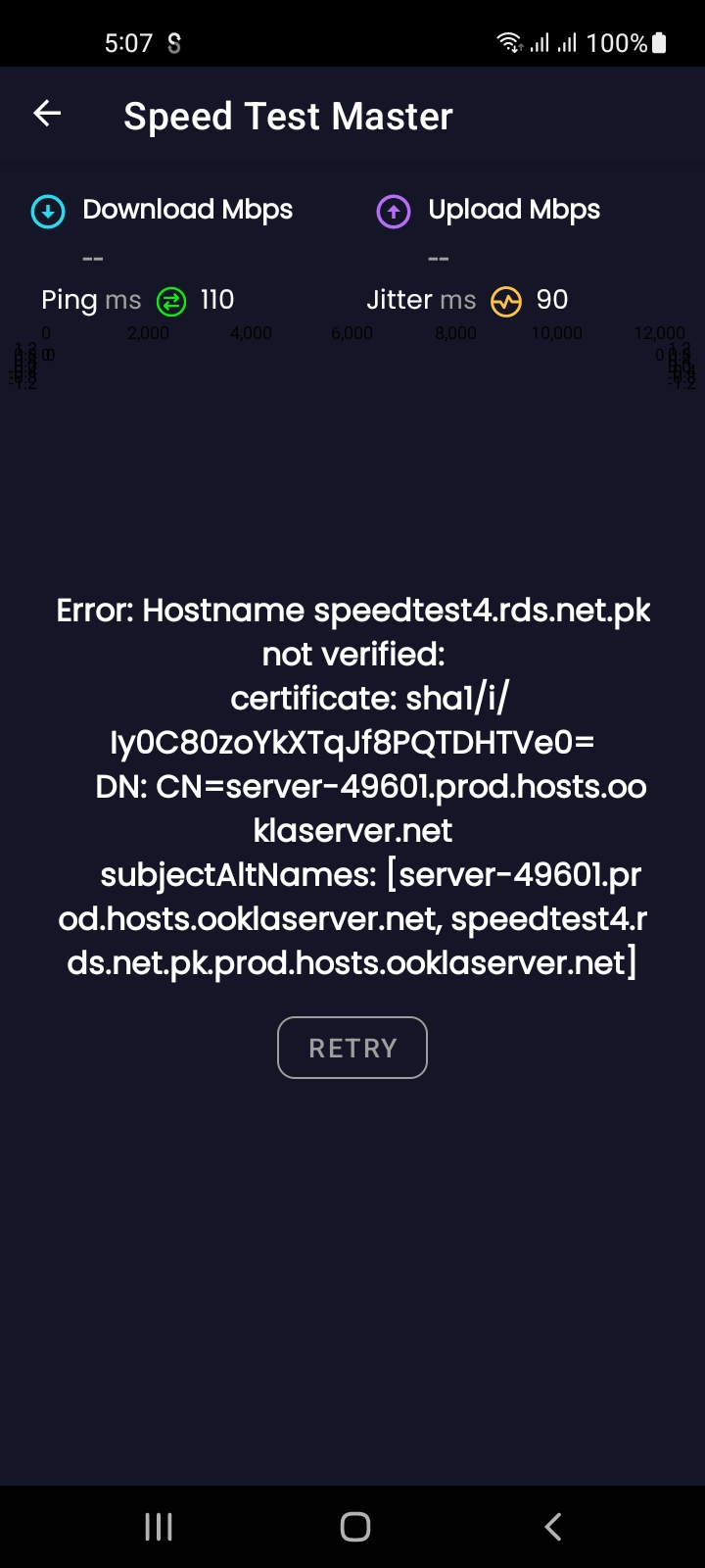 cannot speed test · Issue 1 · · GitHub