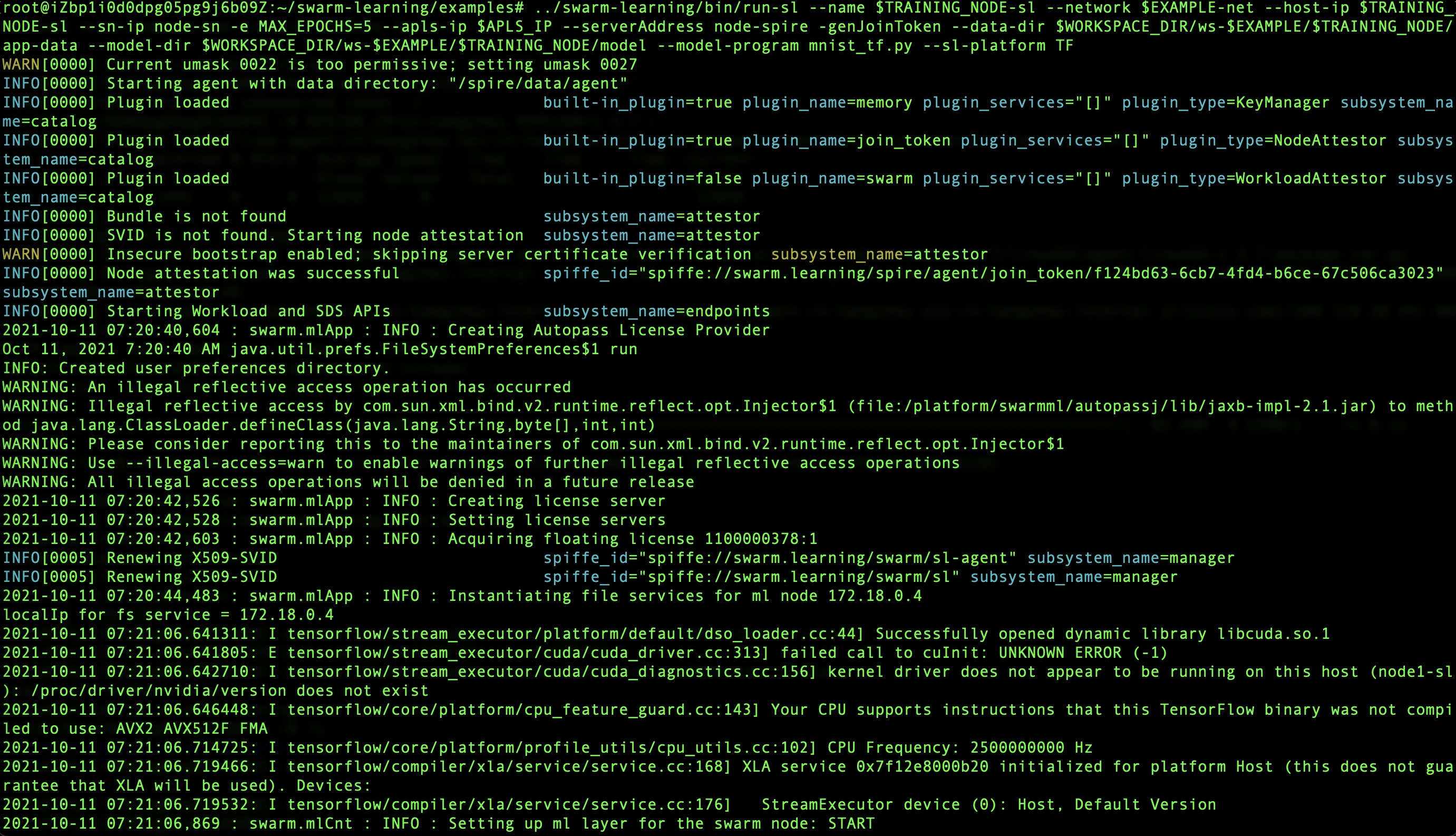 problems when running mnist-keras example · Issue #59 · HewlettPackard ...
