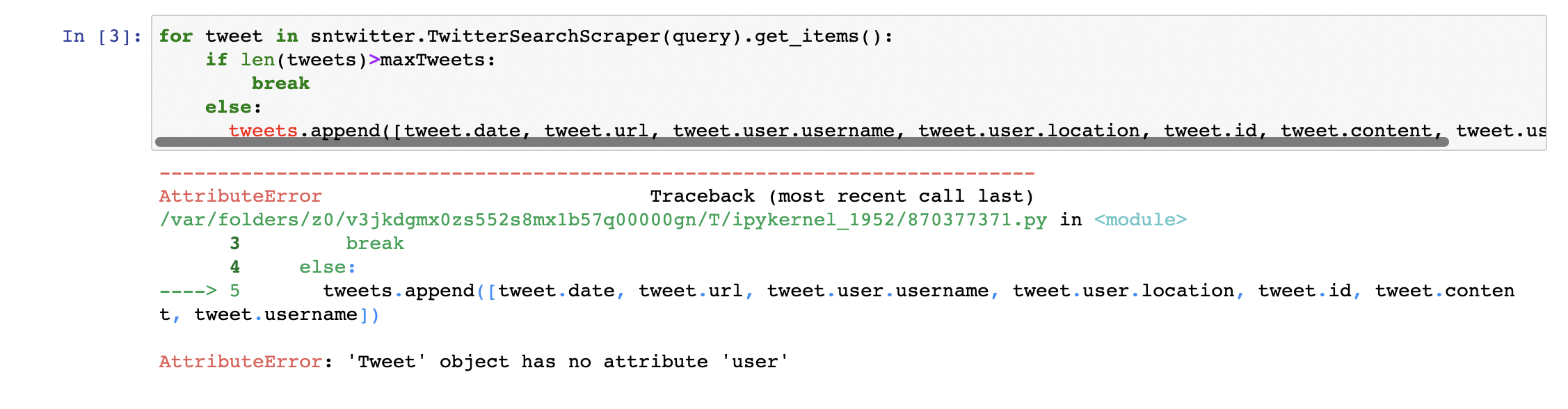 #554- reference · Issue #555 · JustAnotherArchivist/snscrape · GitHub