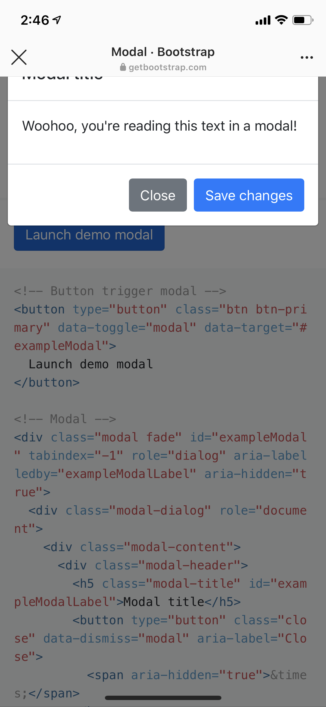 Instagram builtin browser problem · Issue #30431 · twbs/bootstrap · GitHub