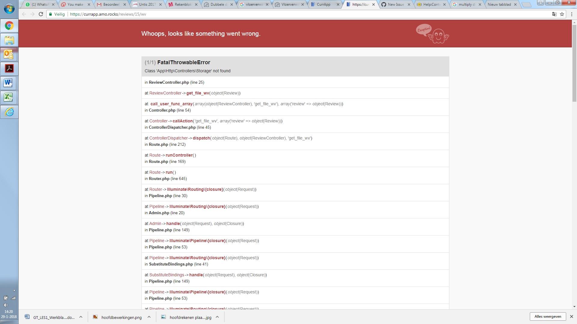 Ik klik werkversie aan, krijg een error · Issue #19 · StudioKaa/currapp ...
