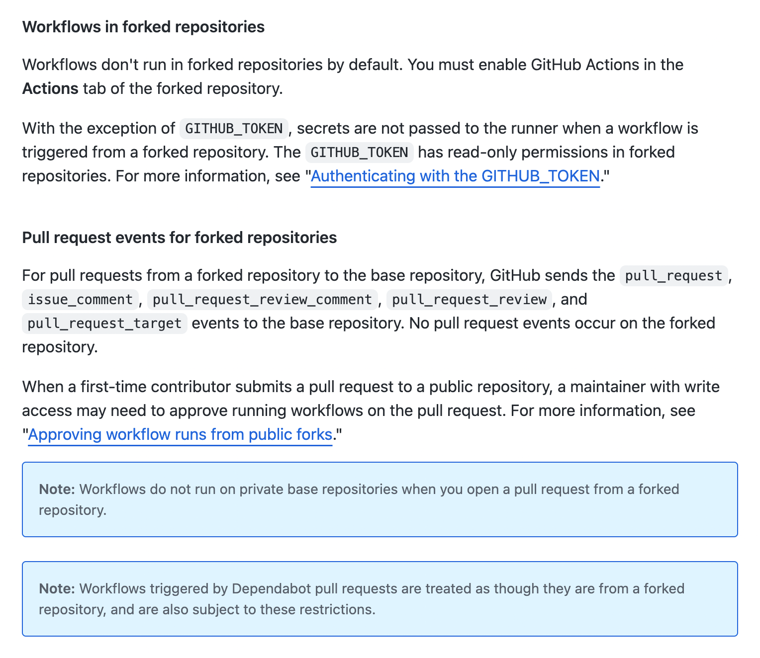 Is there any way to let Dependabot successfully trigger this action