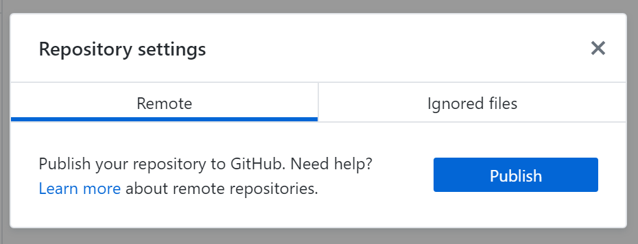 publishing an unborn repository disabled for no apparent reason · Issue ...