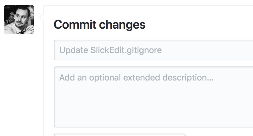 improvements to default message when single file chosen to commit ...