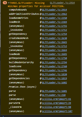 app: GLTFloader warnings · Issue #2672 · webaverse/app · GitHub