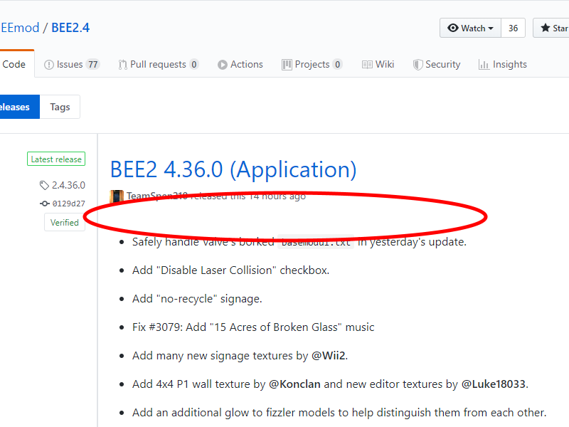Question. With new version 4.36.0 · Issue #3149 · BEEmod/BEE2-items ...