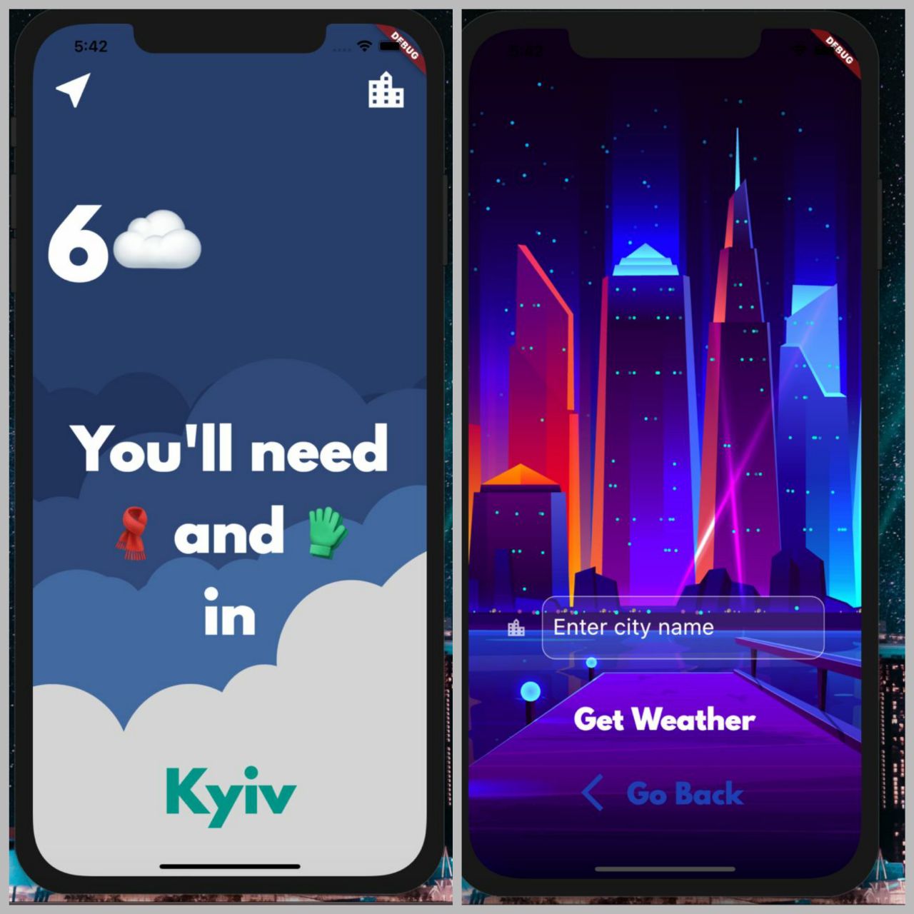GitHub - wanderfeys/weather_change: Weather Flutter app