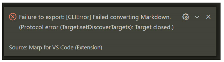 Not possible to export in remote container · Issue #310 · marp-team ...