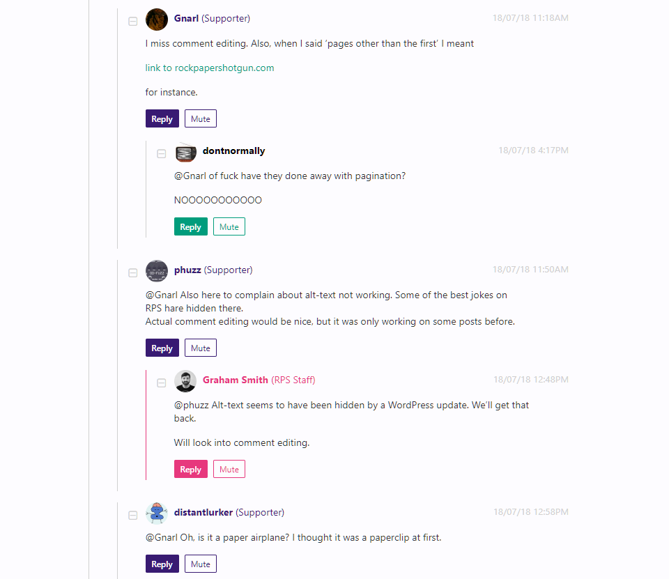 comments