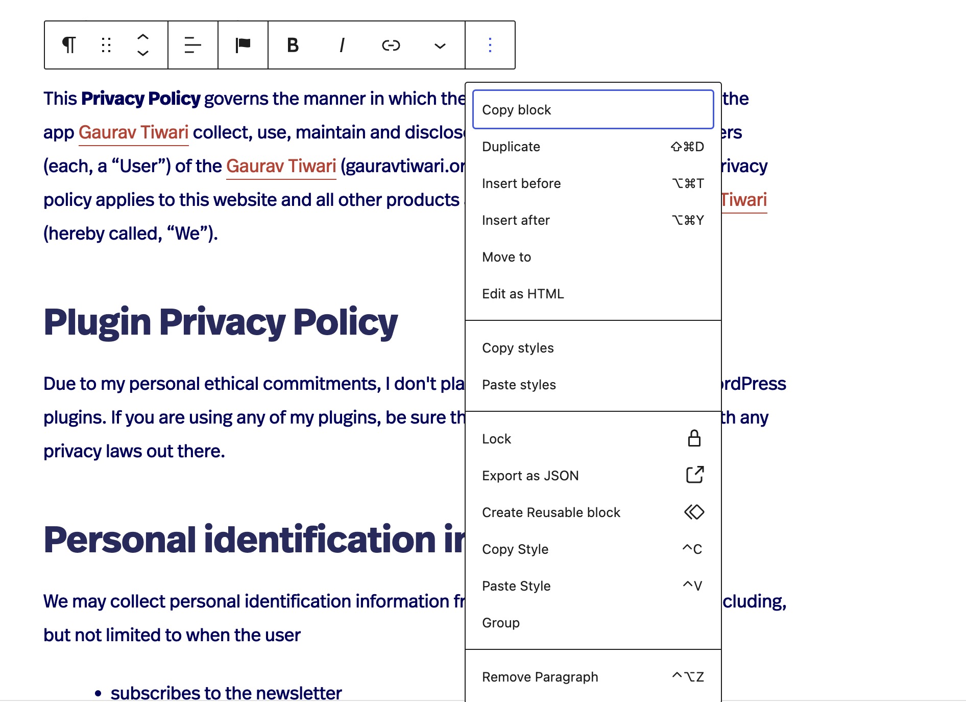 Testing with WordPress 6.2 · Issue #1496 · Codeinwp/otter-blocks · GitHub