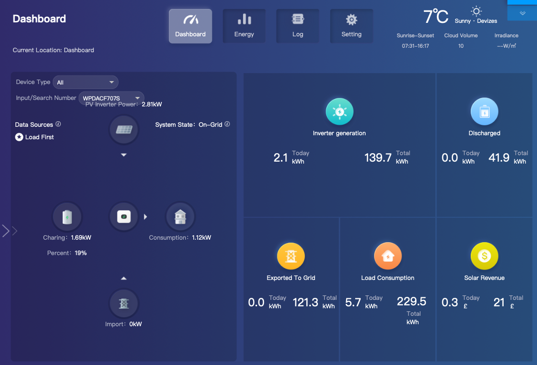 Growatt batteries not showing in integration. Only 1 data logger had