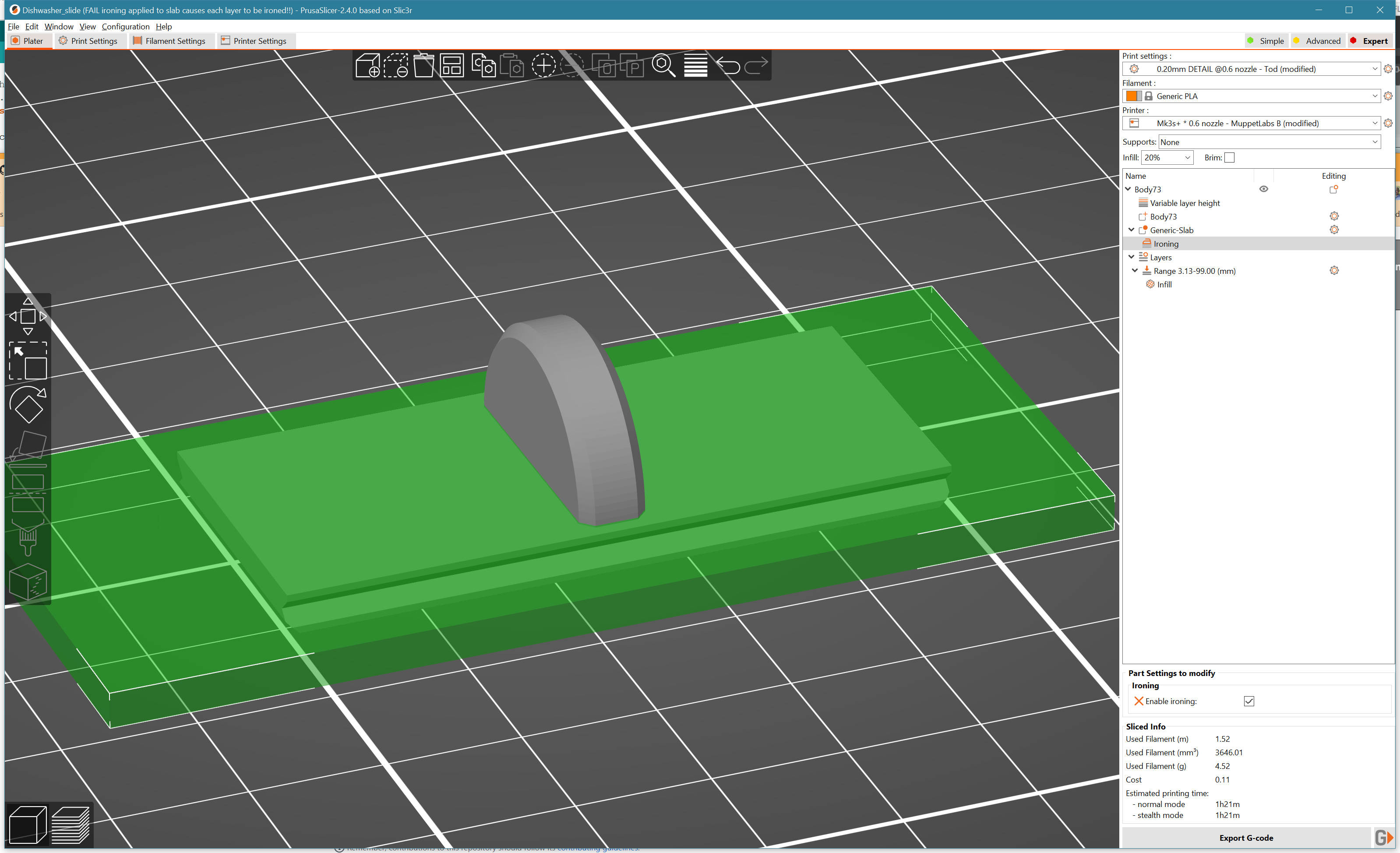 Generic Slab + Ironing = Ironing on Solid Infill(?!) and EVERY Flat