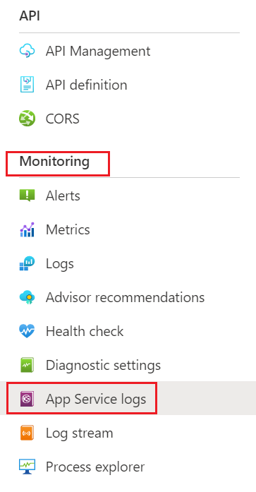 App Service Logs