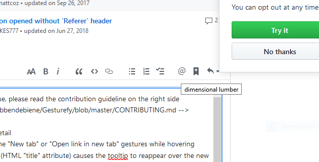Tooltips Remain Visible When Opening New Tab Issue 416 Robbendebiene Gesturefy Github