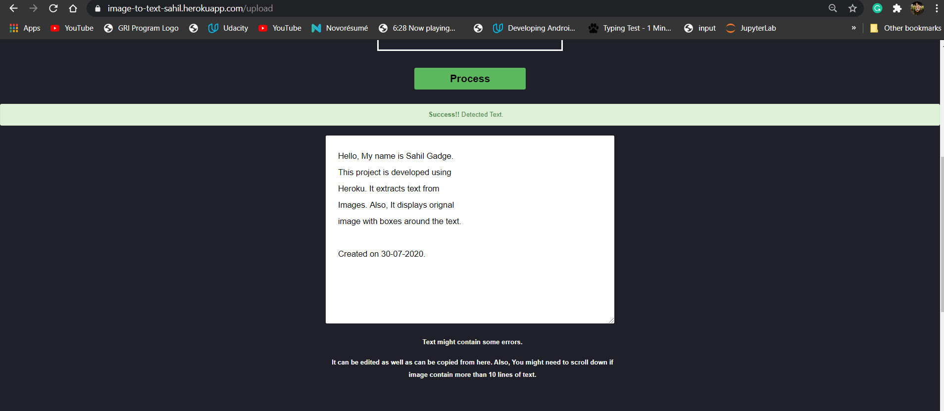 GitHub SahilGadge/Textdetectionusingherokuenglishhindimarathi
