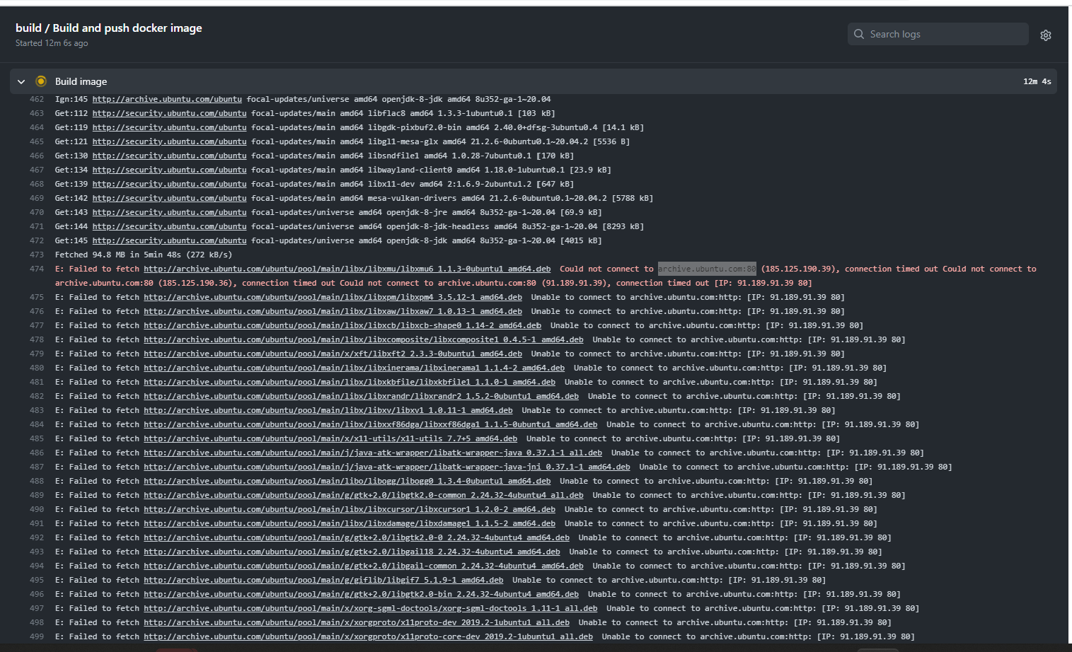 Hosted Runners Not Able to Reach http://archive.ubuntu.com/ubuntu ...
