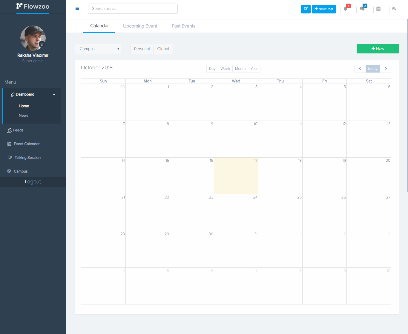 GitHub - aviraldwivedi/easyadmin: admin template for events