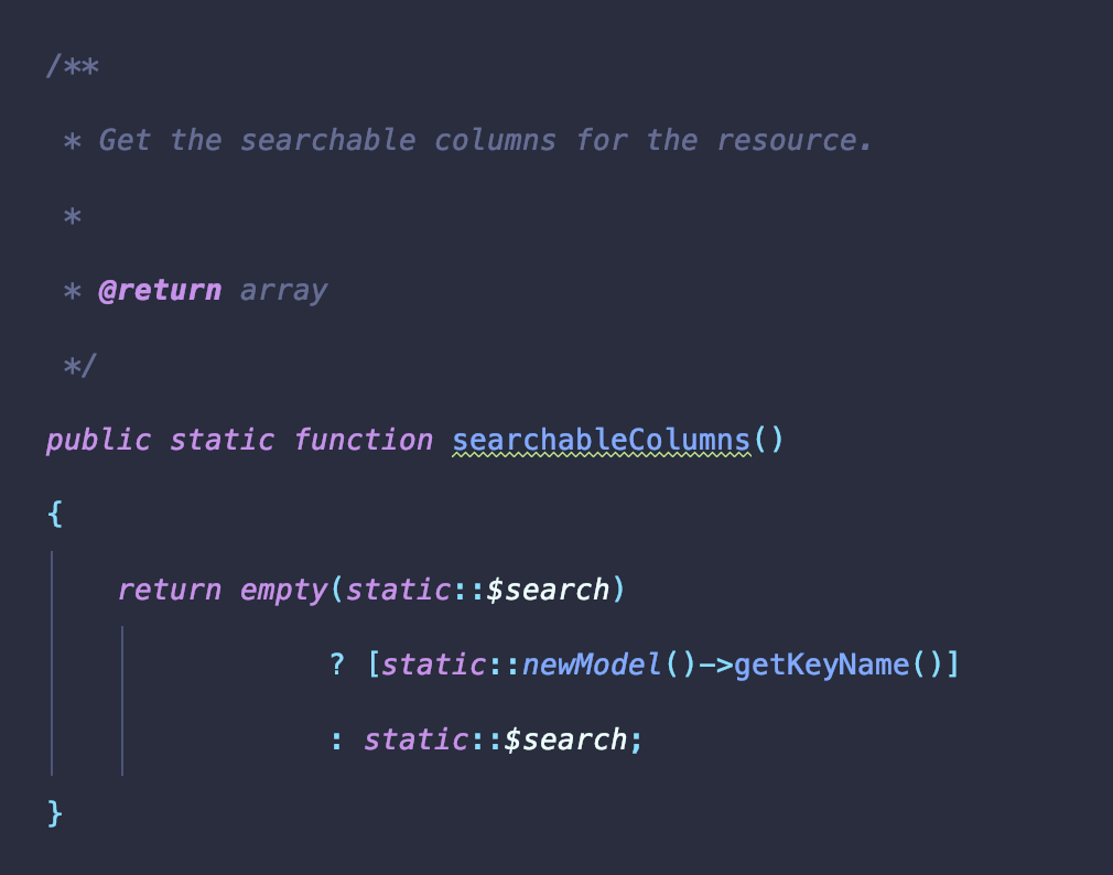 deep array manipulation with laravel's... Search input disappears from index with dynamic searchable columns ...