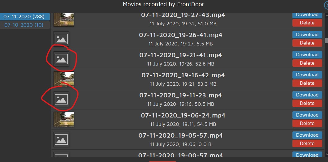 Recording file unplayable · Issue 2461 · motioneyeproject/motioneyeos