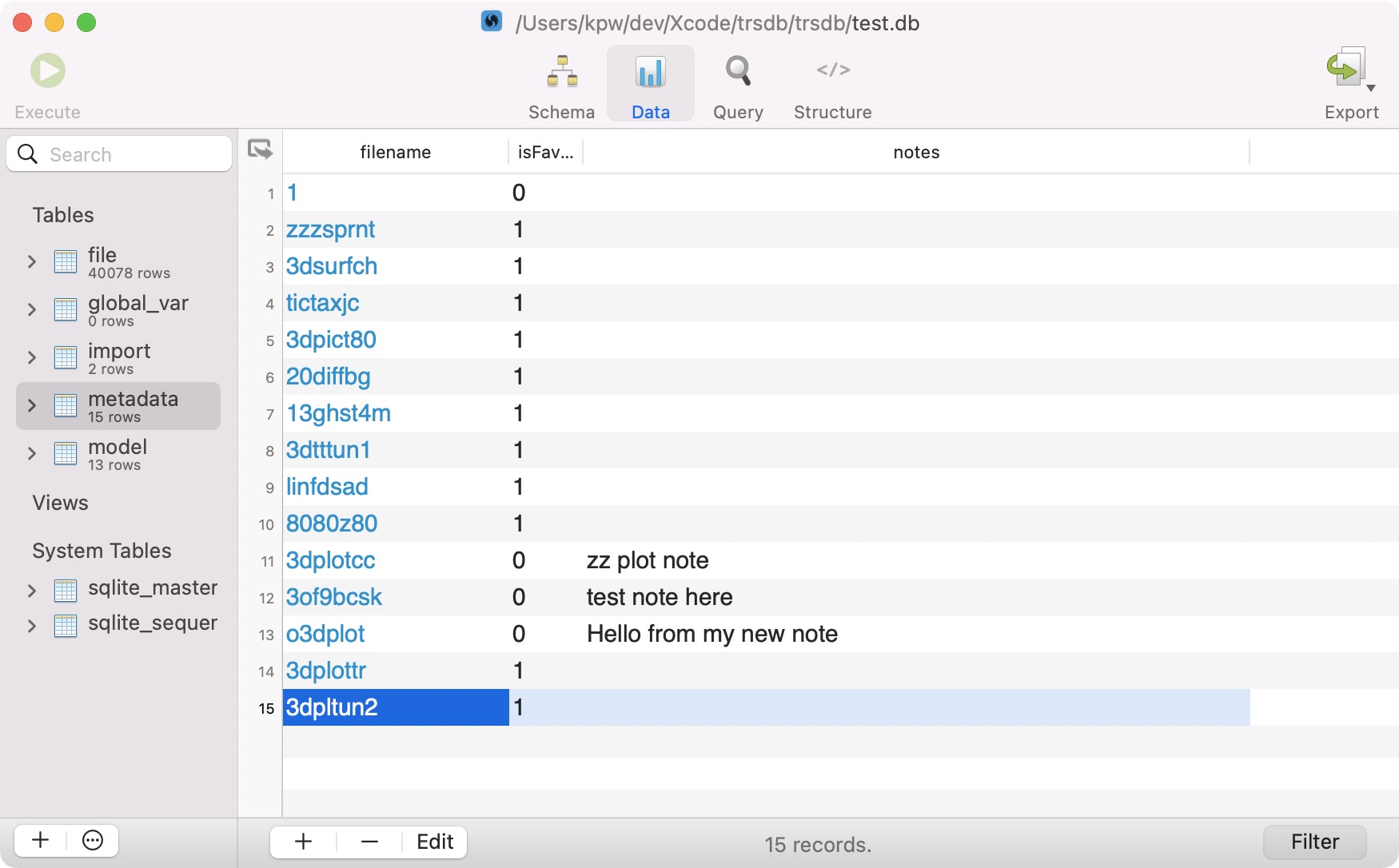 Delete row button (-) not enabled when entire row is selected · Issue ...