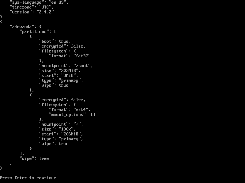 Default config applied · Issue #1235 · archlinux/archinstall · GitHub