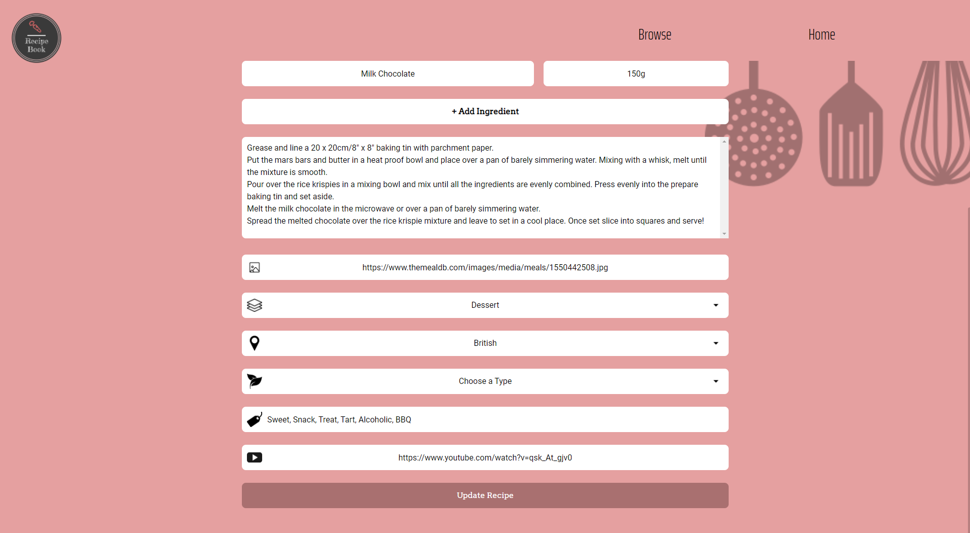 GitHub - chinmay1503/Recipe-Book · GitHub