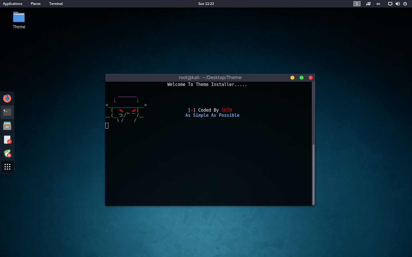 GitHub - OdinF13/My_Theme: This Is My Kali Llinux Theme With Shell ...