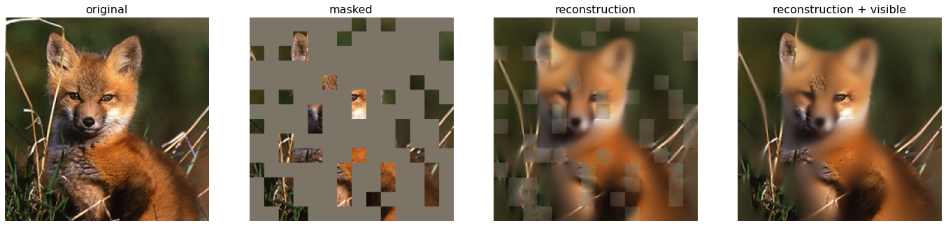 [Feature] Support Masked Image Modeling reconstruction visualization ...