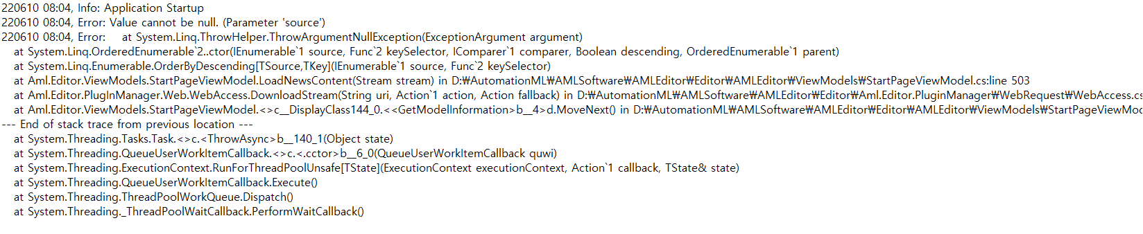 Version 6.04 crashes on startup · Issue #4 · AutomationML ...