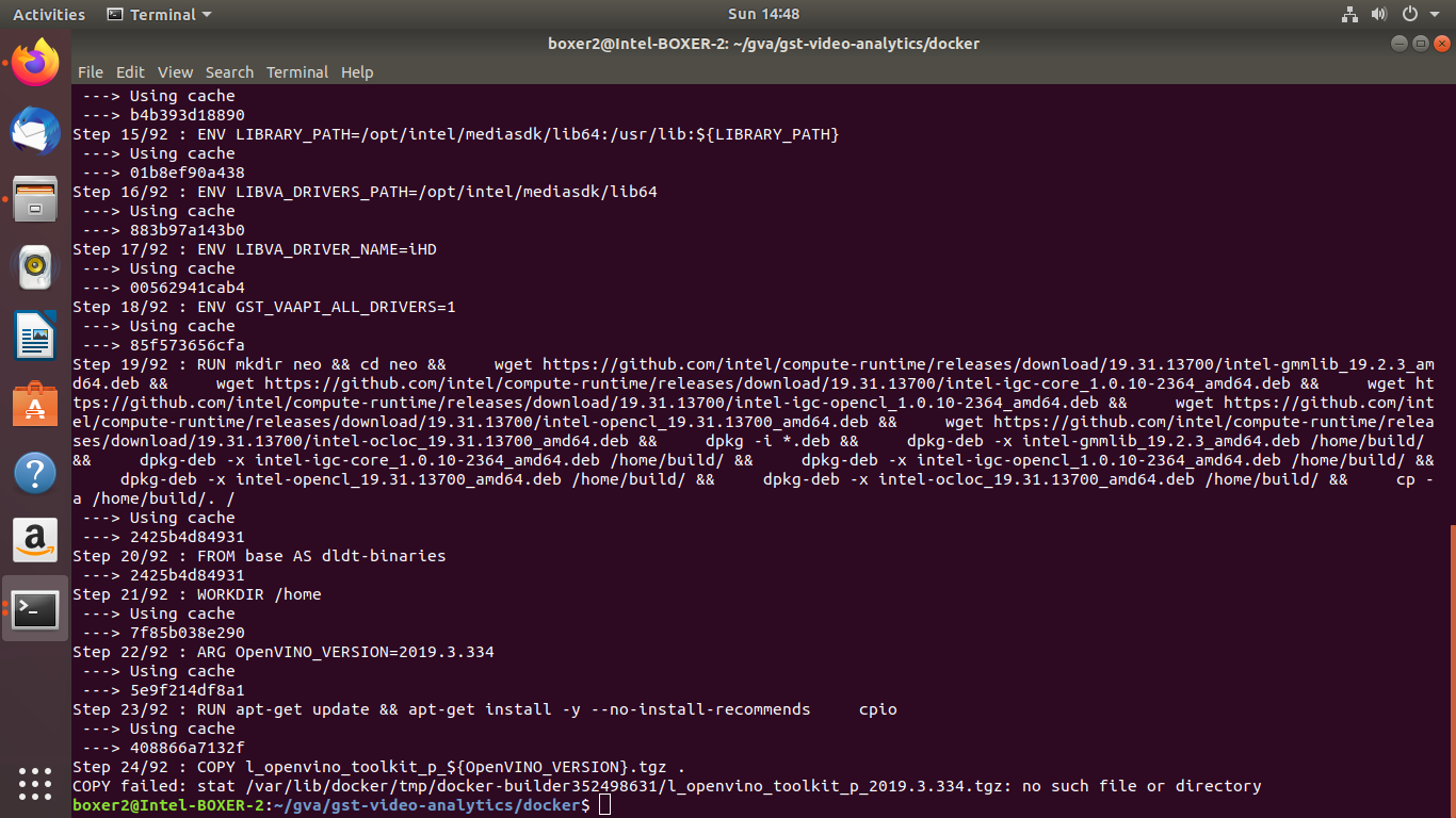 docker installation of gst plugins binary version failing · Issue 33