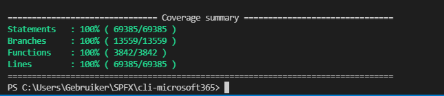 Bug report: Test coverage is not 100% · Issue #2417 · pnp/cli ...