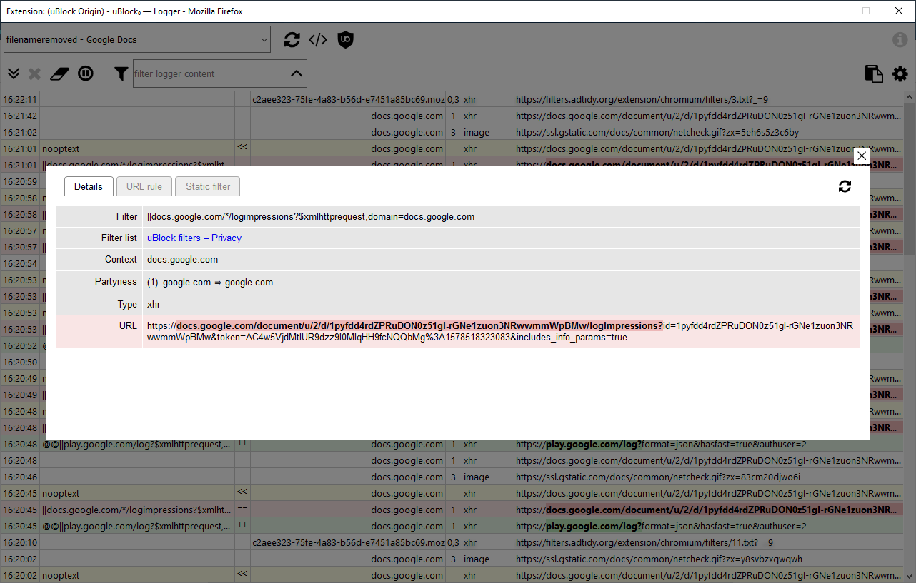 Firefox input lag in Google Docs · Issue 846 · uBlockOrigin/uBlock