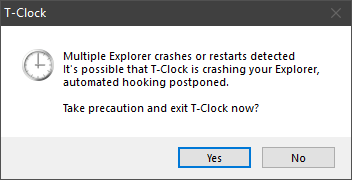 Crashing on multiple screens · Issue #136 · White-Tiger/T-Clock · GitHub