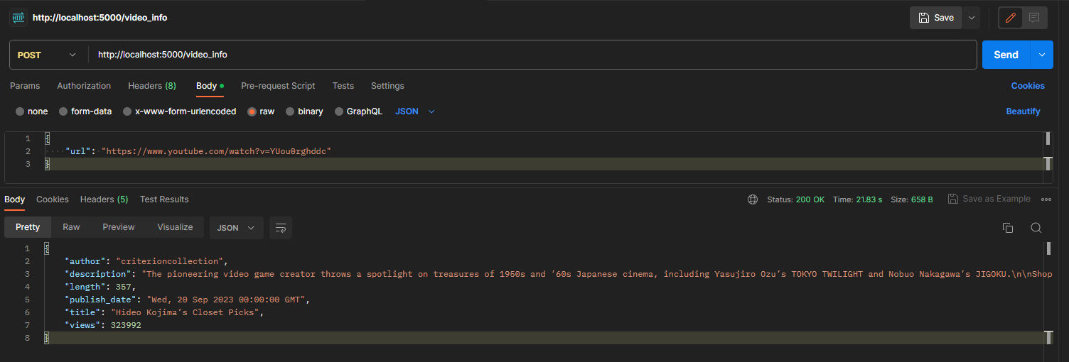 GitHub - zararashraf/youtube-video-downloader-api: The YouTube Video ...