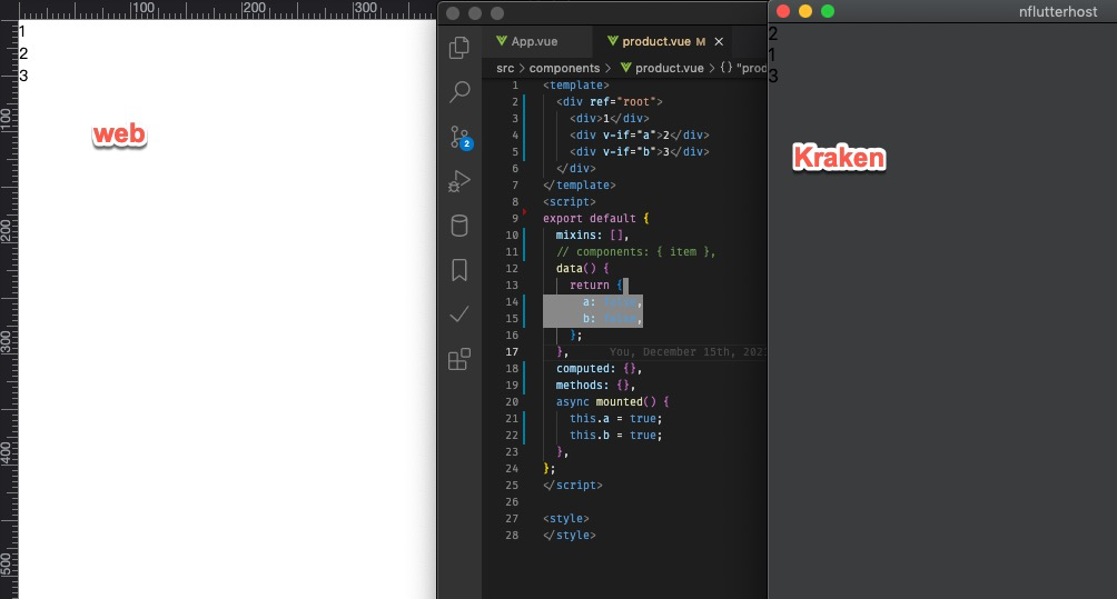 vue基本响应式的问题 · Issue #989 · openkraken/kraken · GitHub