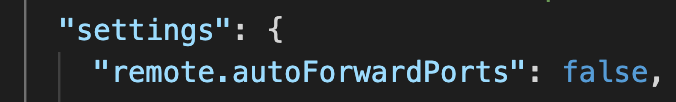 Add setting to disable automatic port fowarding. · Issue #108346 ...