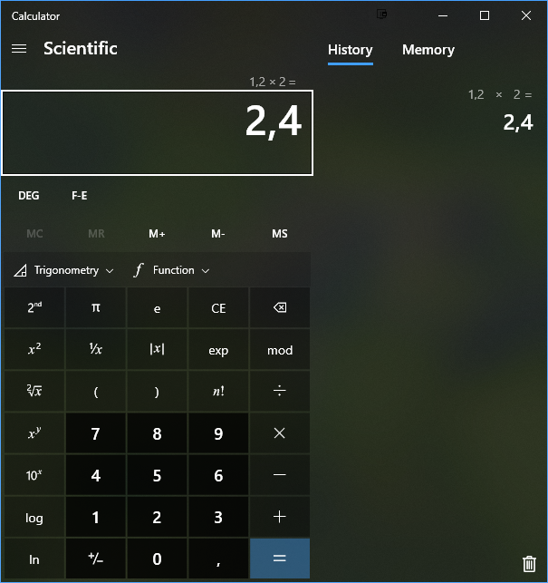 [Run][Calculator Plugin] Use numpad for decimals when localisation uses ...