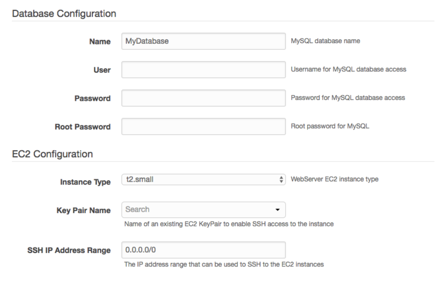 Feature Request: Add Support for ParameterGroups/ParameterLabels ...