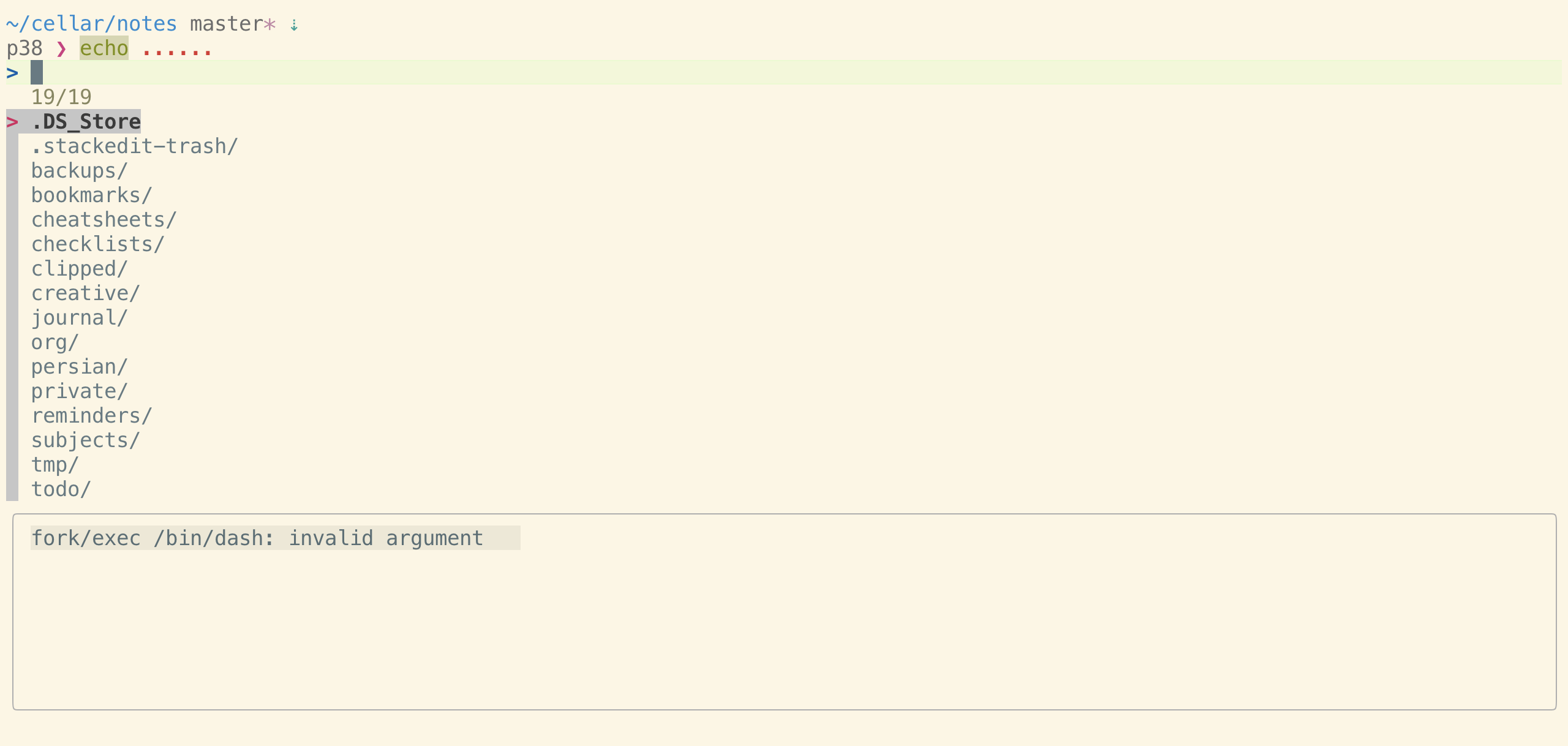BUG] fork/exec invalid argument · Issue #2176 · junegunn/fzf · GitHub