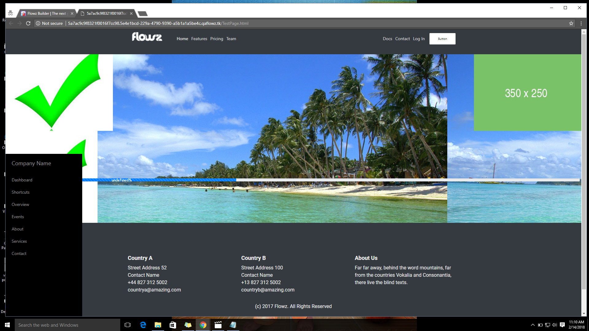 QA - Website builder - Pages - Page preview and its CSS are mismatched ...