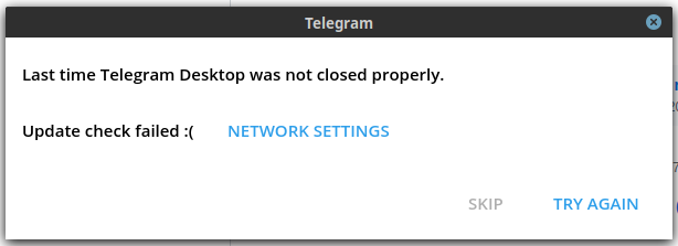 Linux desktop version couldn't open · Issue #6373 · telegramdesktop ...