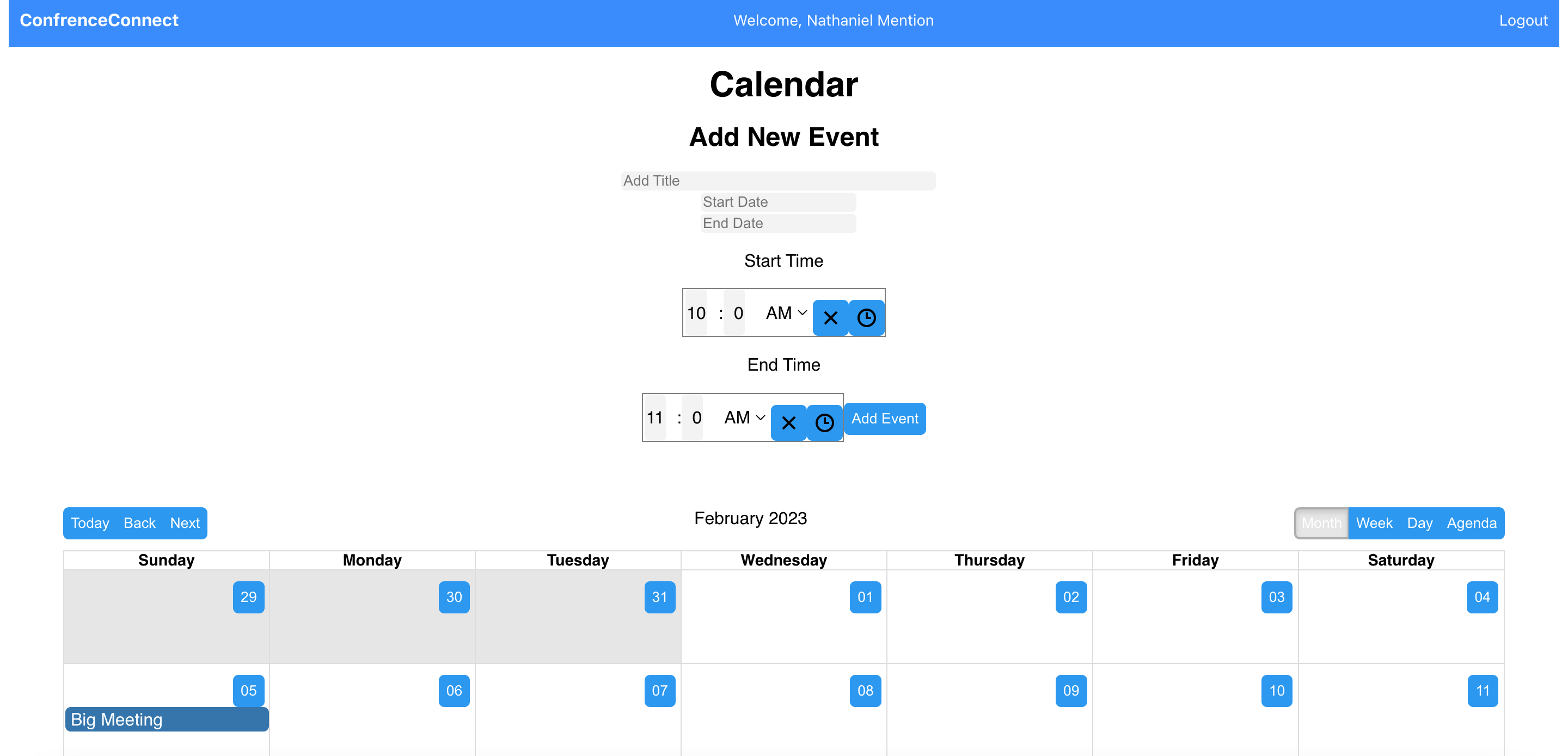 GitHub - NathanielMention/conferenceConnect: An app that allows users ...