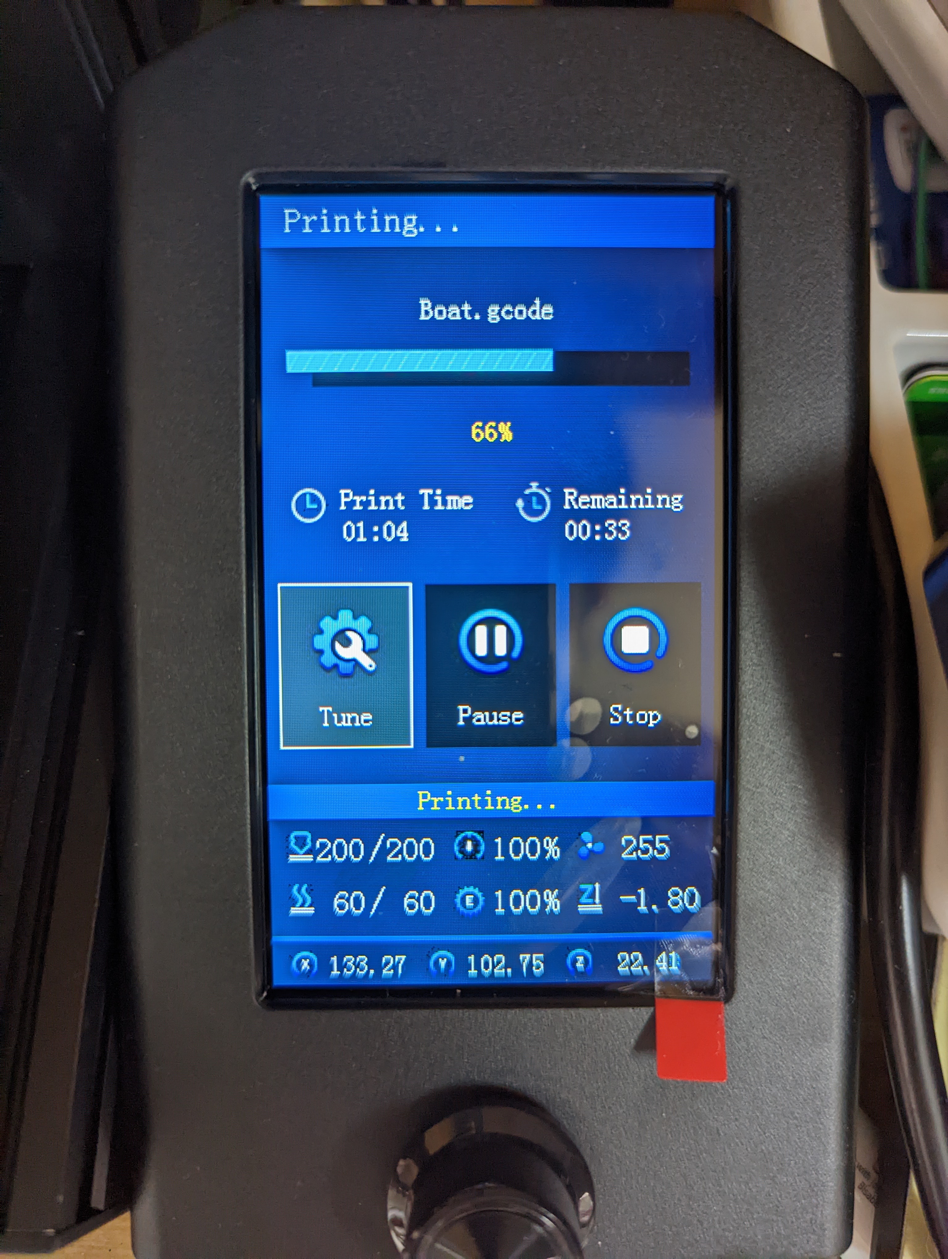 Incorrect offset of progress bar with some stock screen icon set ...
