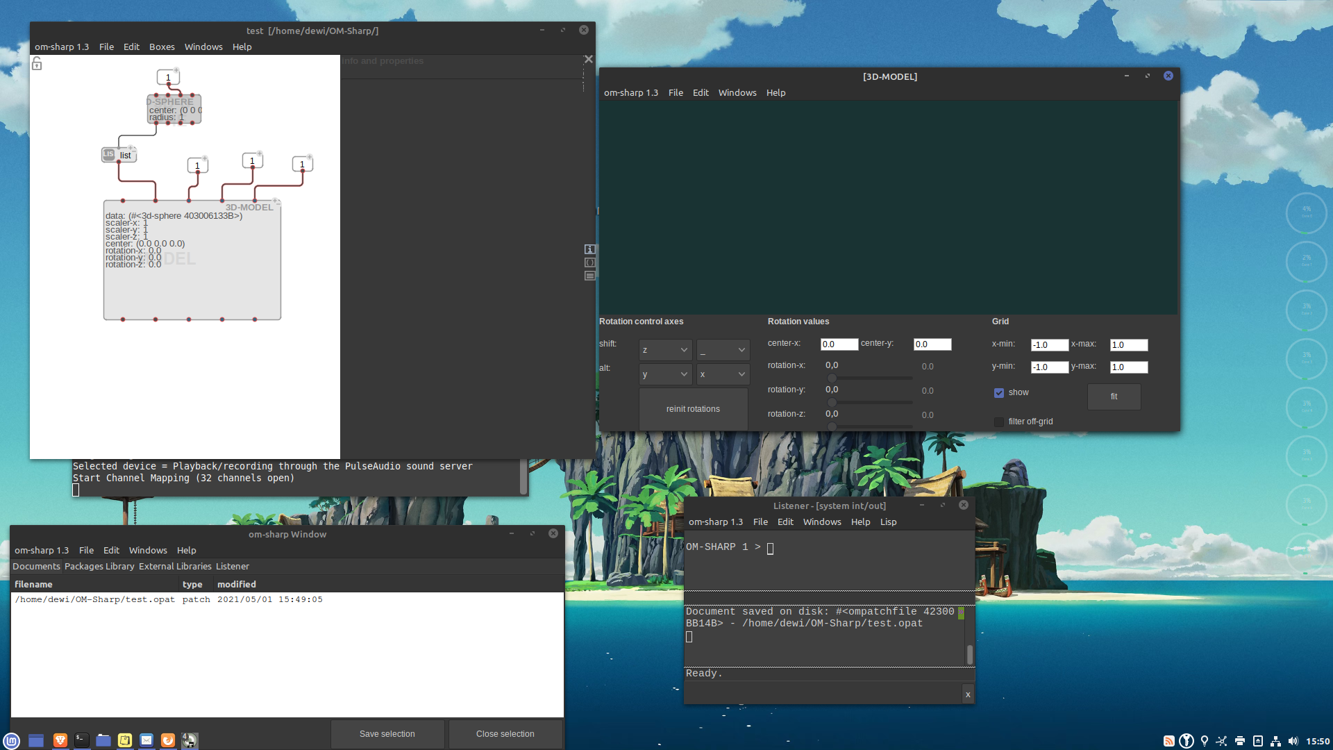 Can't see anything in 3d-model (linux) · Issue #26 · cac-t-u-s/om-sharp ...