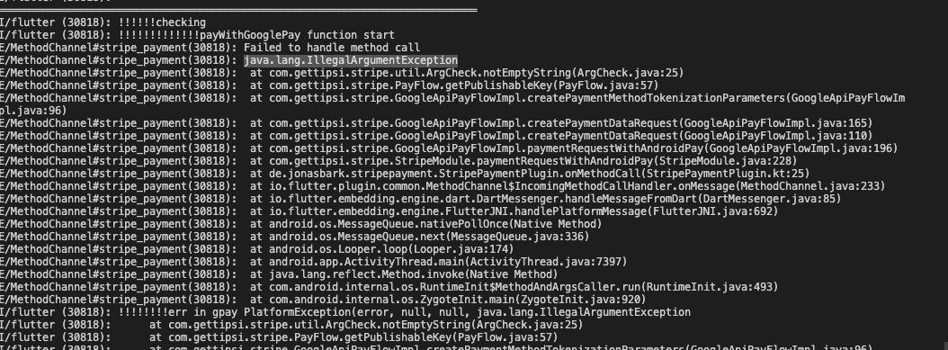 Google pay is not working in android device · Issue #250 · jonasbark ...