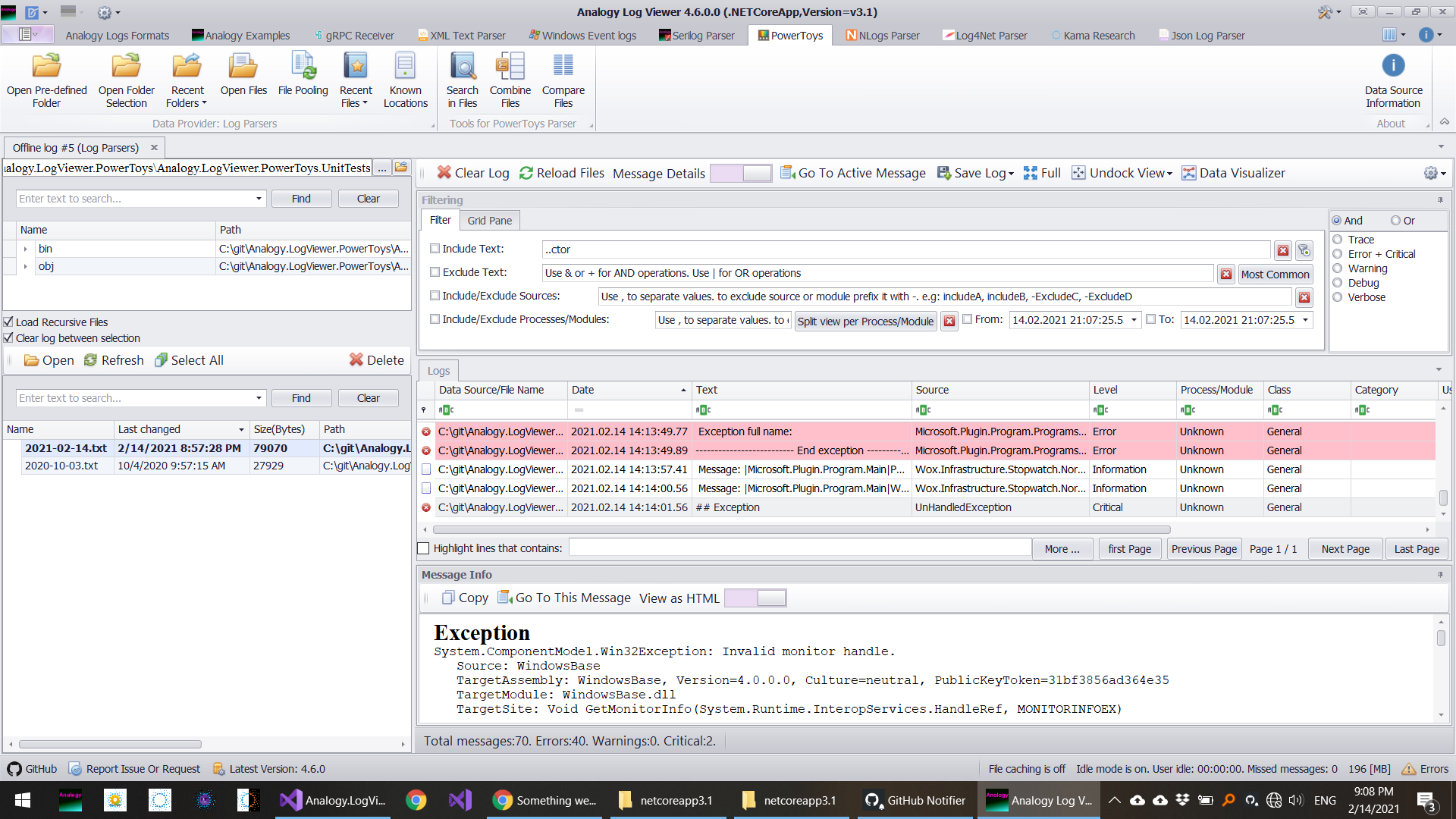 Something went wrong when using 2 monitors. · Issue #9705 · microsoft ...