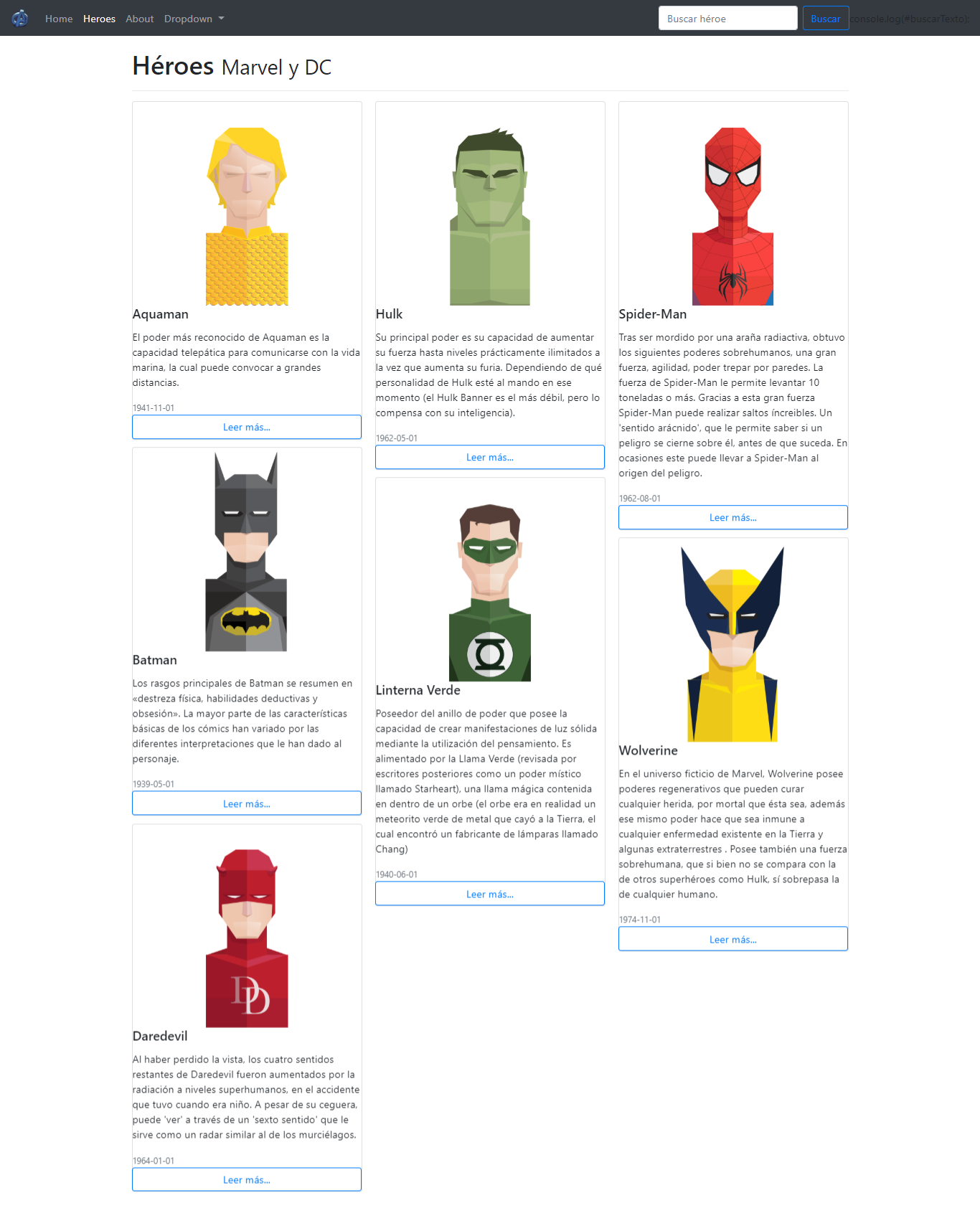 GitHub - rychdaniels/SPA-con-Angular-Heroes-: Aplicación que muestra ...
