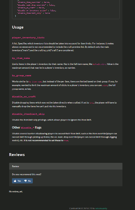 item_limit-ContentDB_page