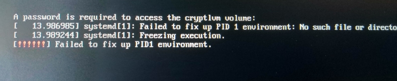 Failed to fix up PID1 environment · Issue #15730 · systemd/systemd · GitHub